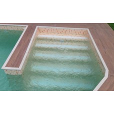 Elbeblau Mosaic sand (165 см)
